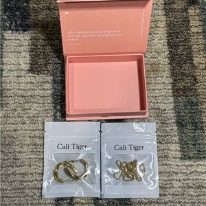 18K Gold Plated Hoop Earrings Set